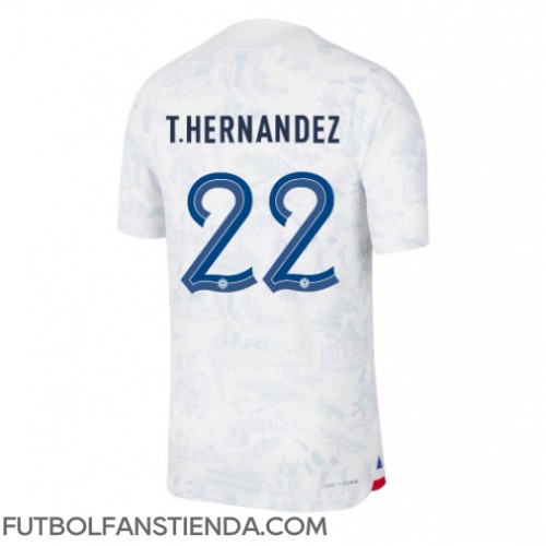 Francia Theo Hernandez #22 Segunda Equipación Mundial 2022 Manga Corta